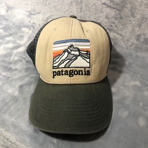 Vintage Patagonia Mesh Back Snapback Hat. A03